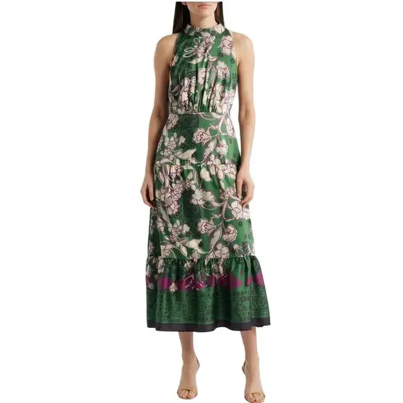 Sam Edelman Flowy Tier Sleeveless Dress Size 6 party - Picture 1 of 8